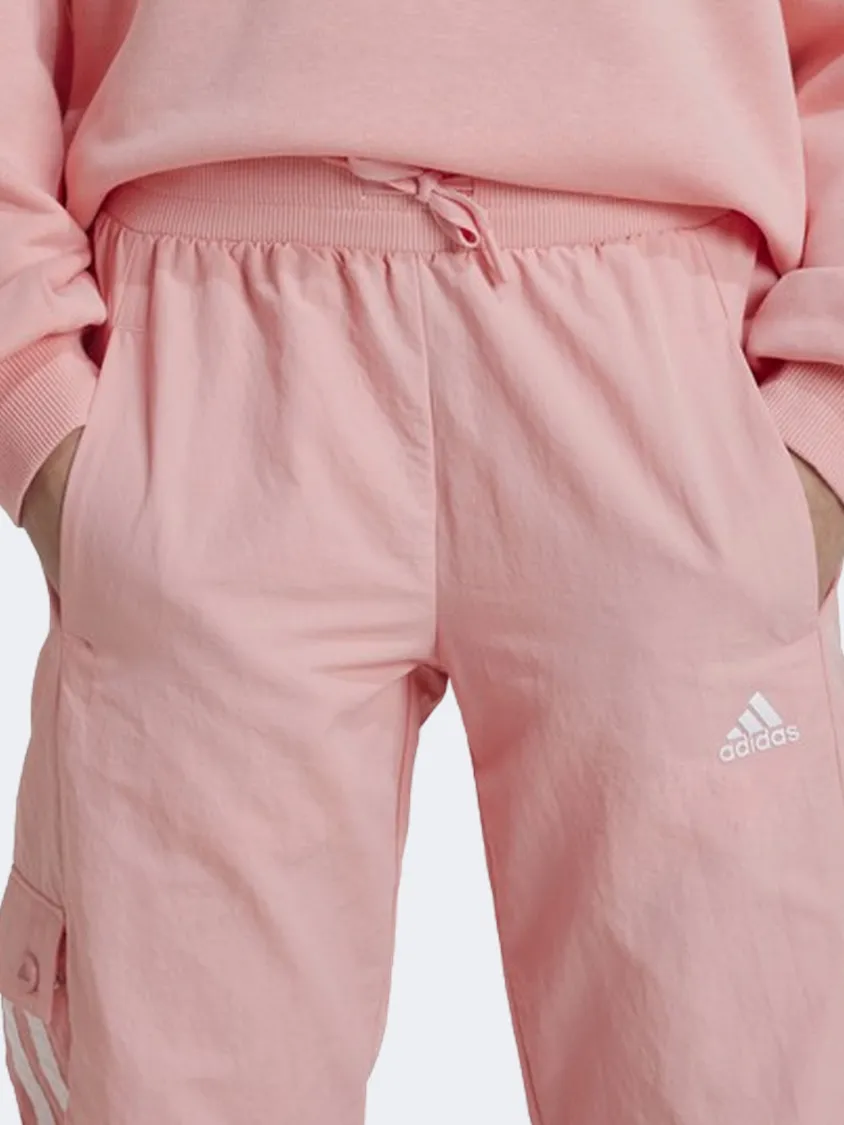 Adidas Jam Kids-Girls Sportswear Pant Pink Spark/White