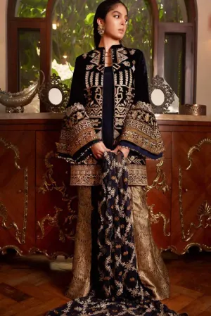 Aik - Look 01 Inaara Embroidered Velvet Collection