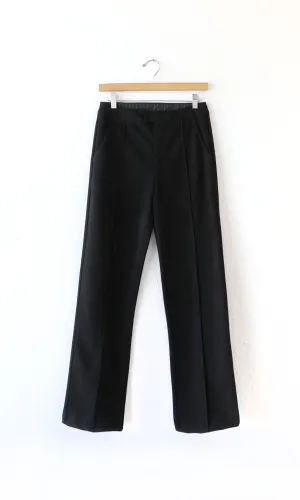 Augustine Brushed High Waist Straight Trouser