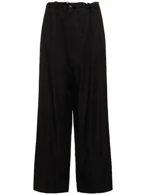 Balenciaga   Fluid poplin tailored pants 