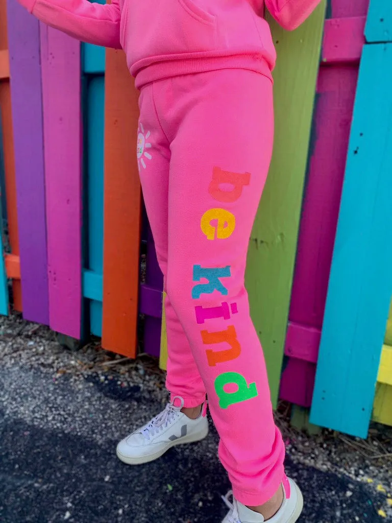 Be Kind Bubblegum Sweatpants