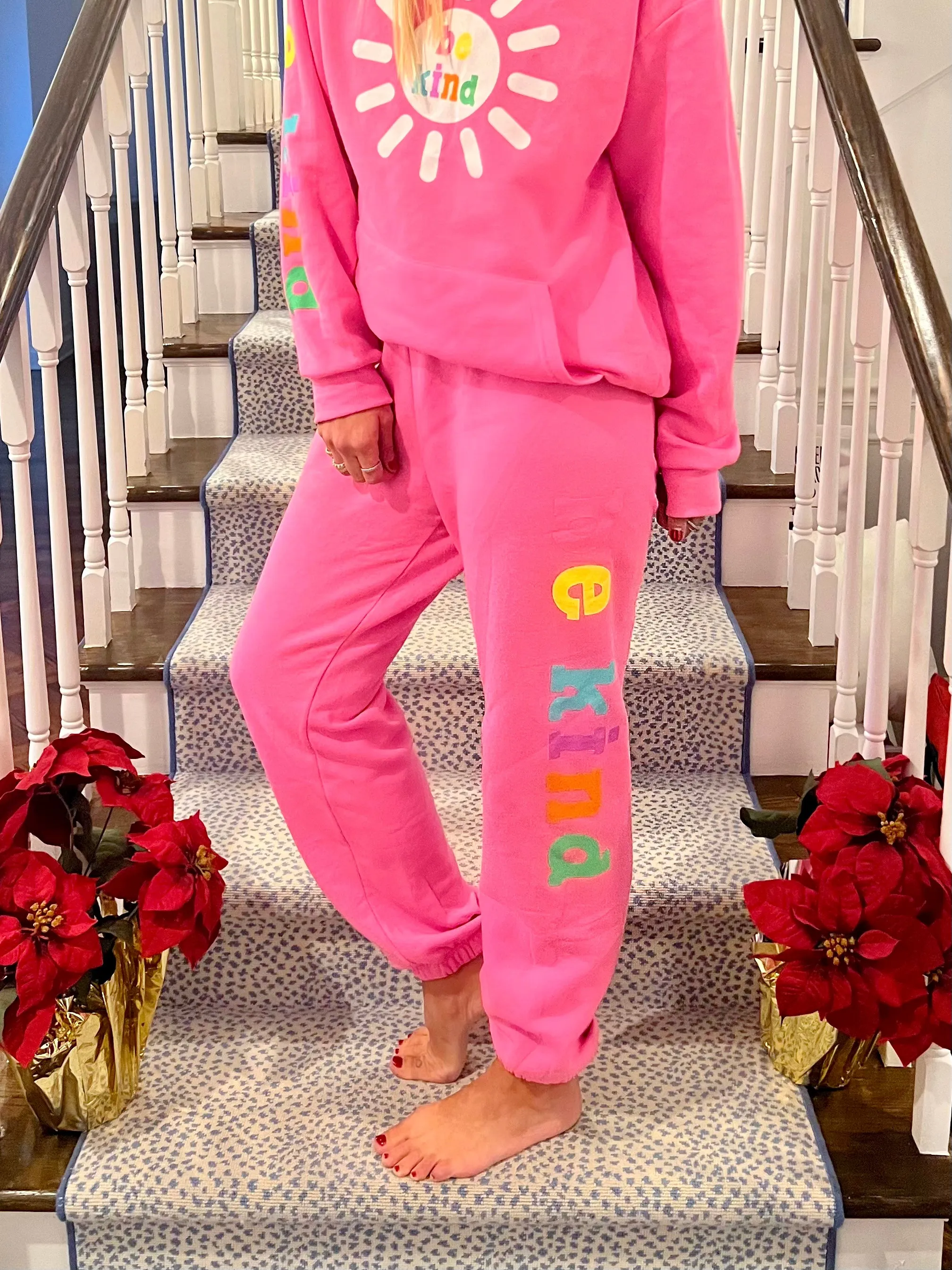 Be Kind Bubblegum Sweatpants