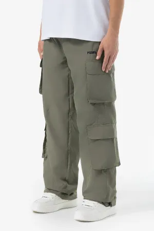 Belmont Wide Tech Cargo Pants Faded Olive