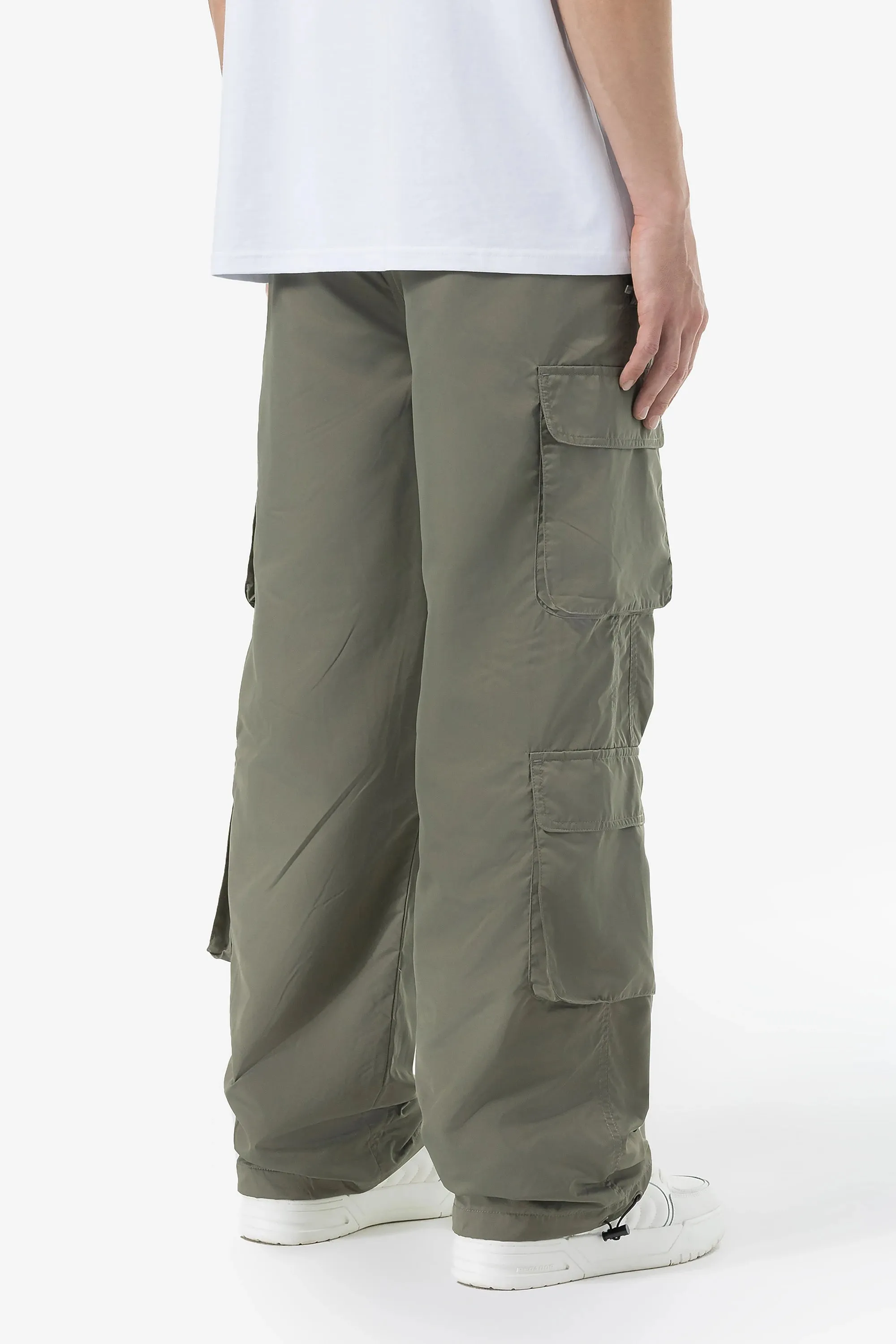 Belmont Wide Tech Cargo Pants Faded Olive