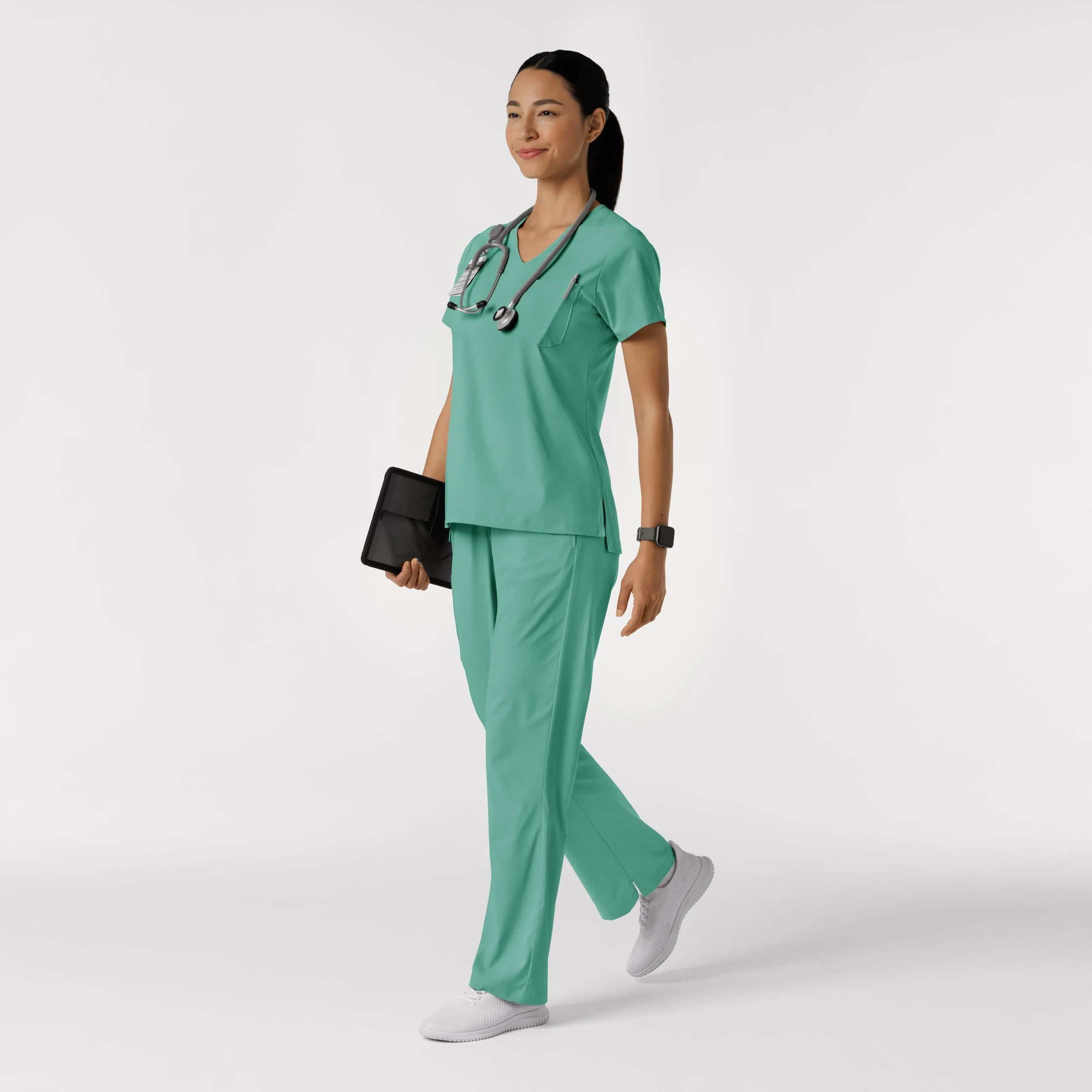 Boundless Women's Bootcut Scrub Pant - Turquoise