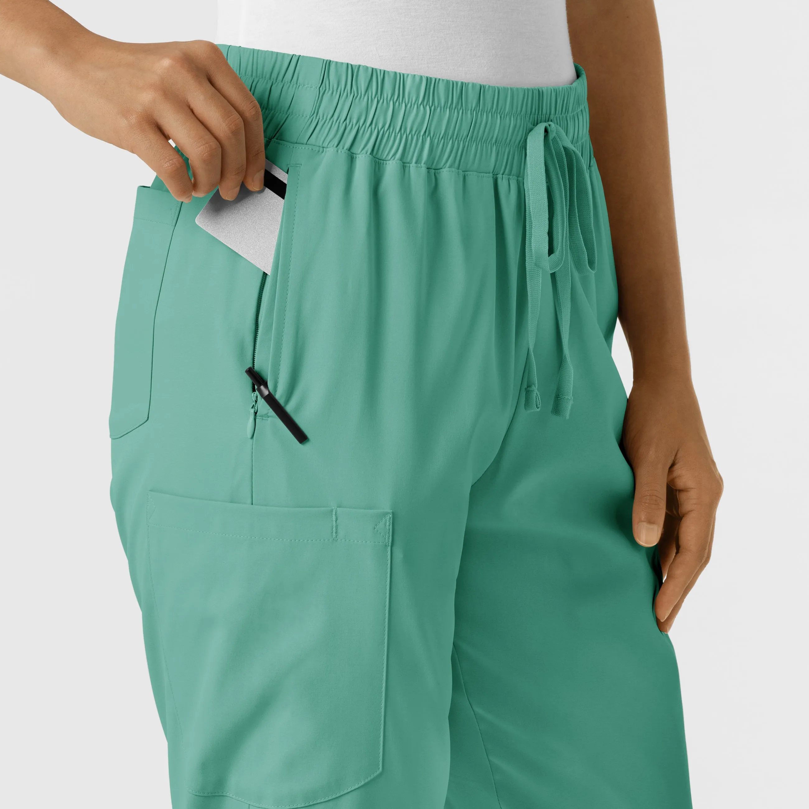 Boundless Women's Bootcut Scrub Pant - Turquoise