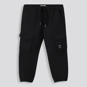 Boys Cargo Pants _ 153159 _ Black
