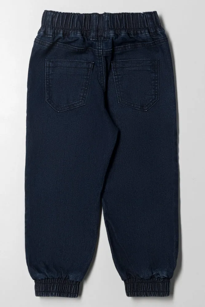 Cargo Denim Jogger Indigo
