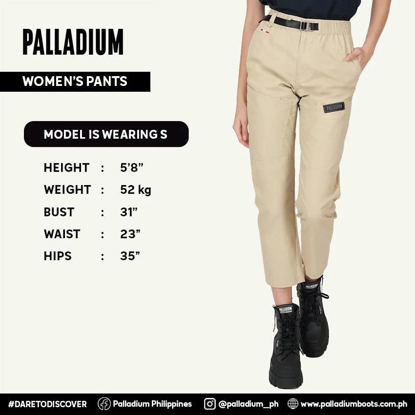CARGO PANTS AVN PATCH WOMEN'S PANTS -  SAFARI