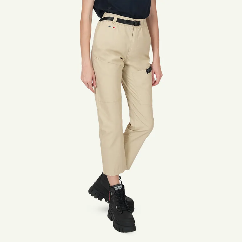 CARGO PANTS AVN PATCH WOMEN'S PANTS -  SAFARI