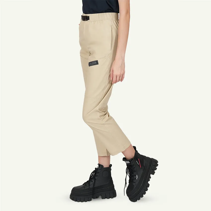 CARGO PANTS AVN PATCH WOMEN'S PANTS -  SAFARI