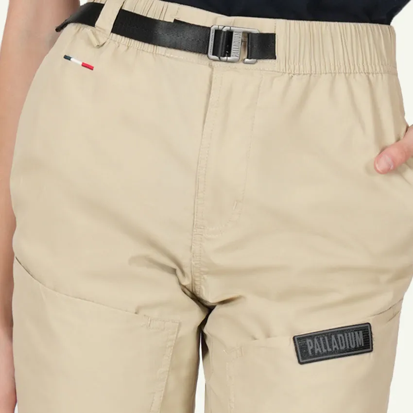 CARGO PANTS AVN PATCH WOMEN'S PANTS -  SAFARI