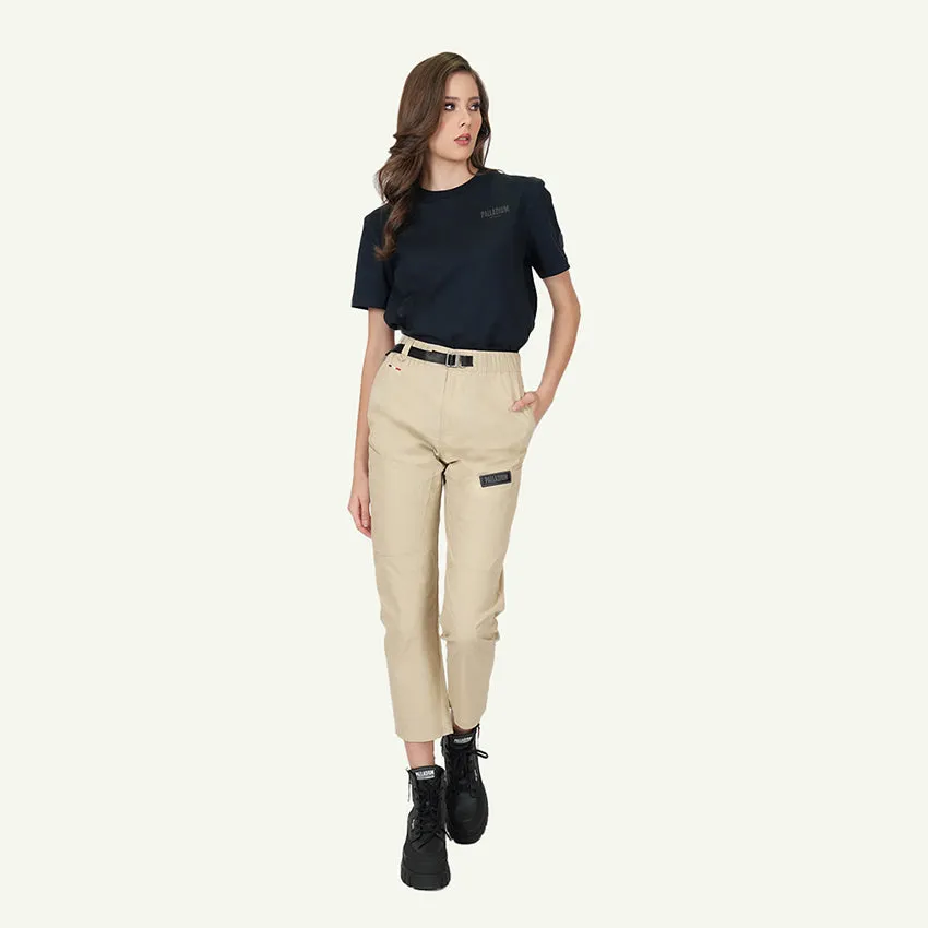 CARGO PANTS AVN PATCH WOMEN'S PANTS -  SAFARI