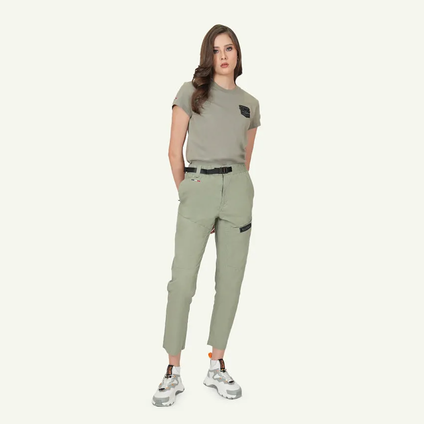 CARGO PANTS AVN PATCH WOMEN'S PANTS - VETIVER