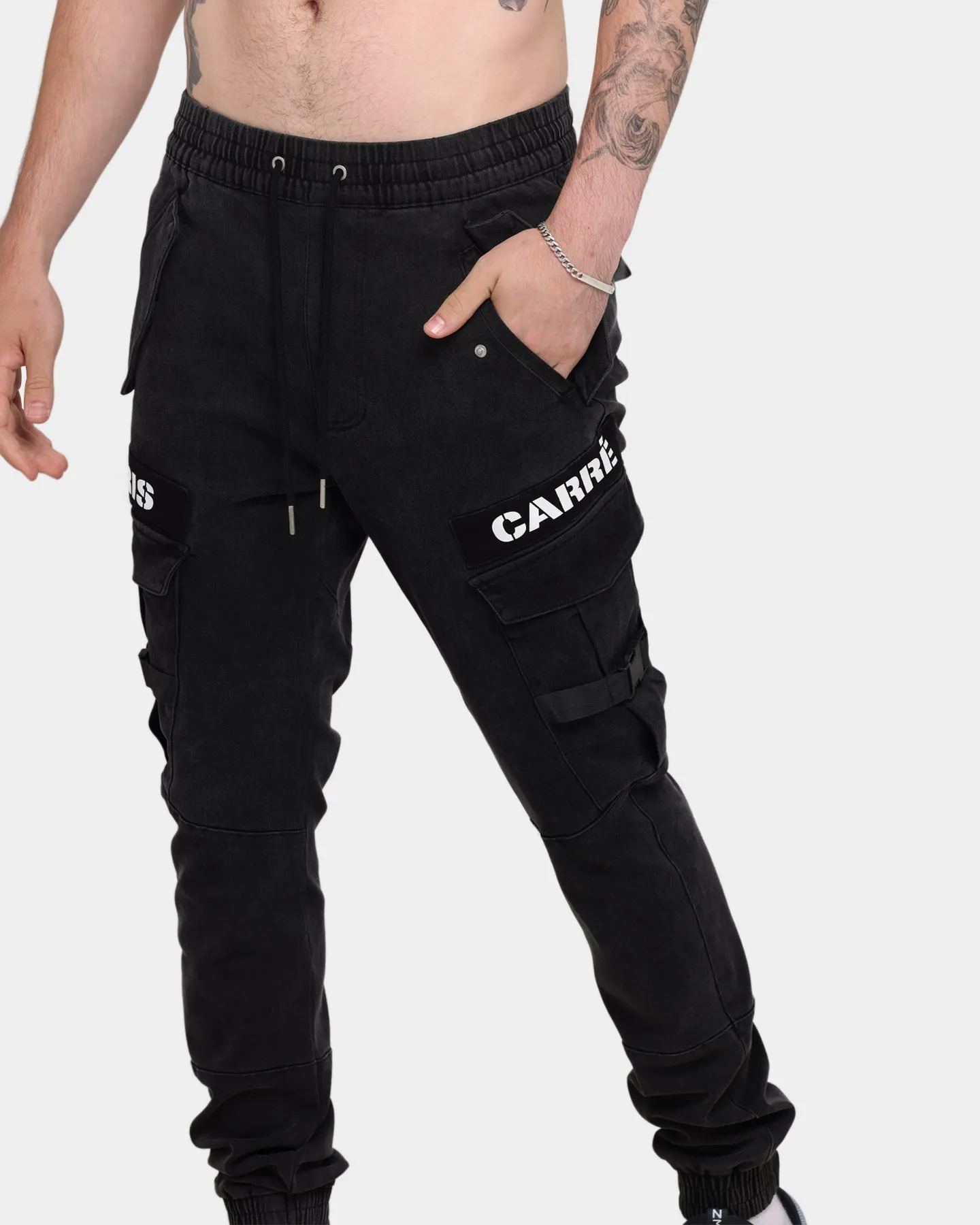 Carré Transition Cargo Jogger Washed Black