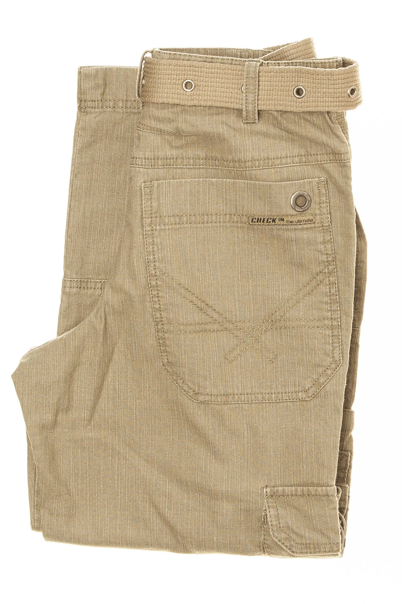 Check In - Khaki Cargo Pants - 16