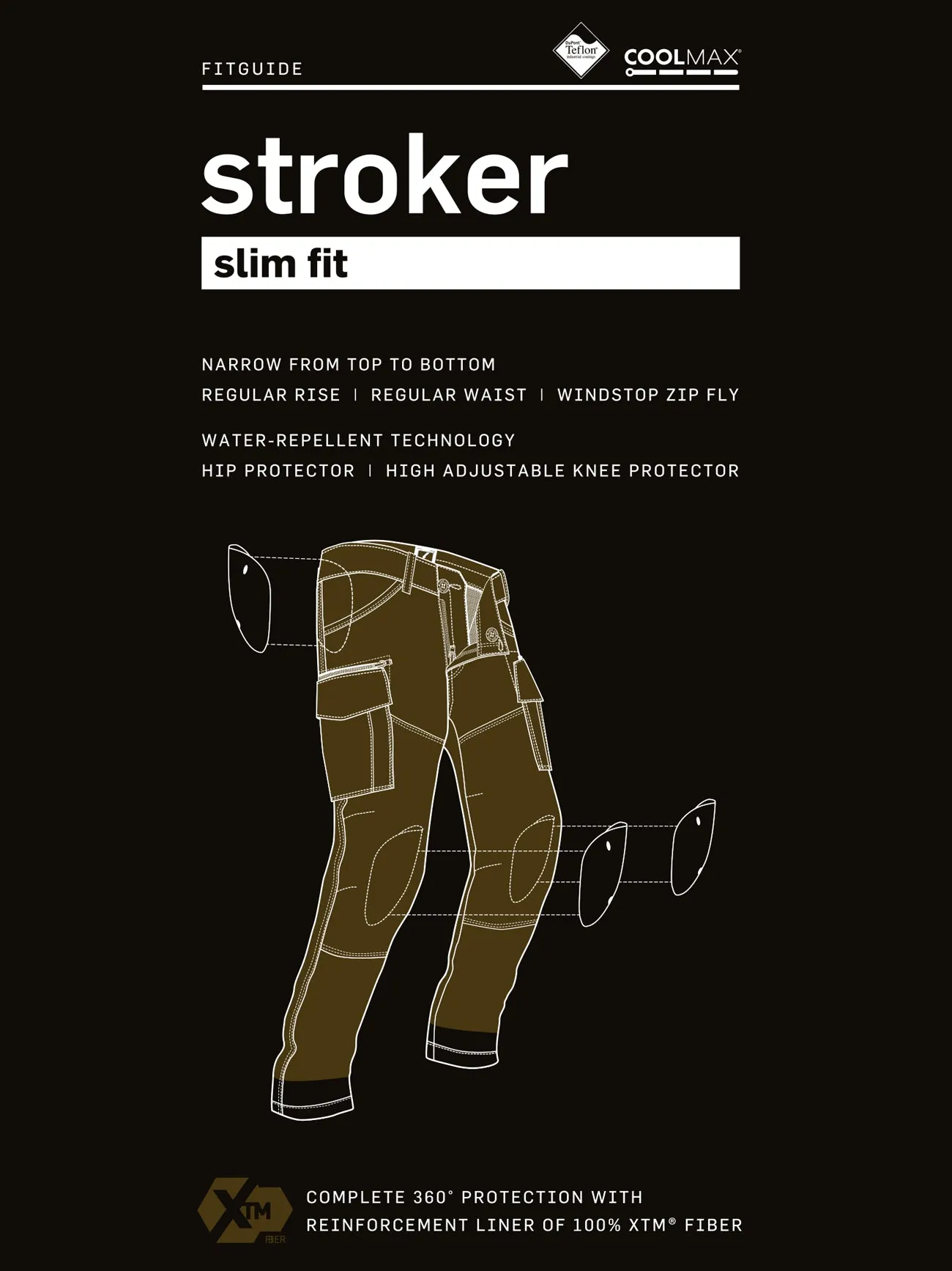 CLOSEOUT John Doe Cargo Stroker Black - XTM