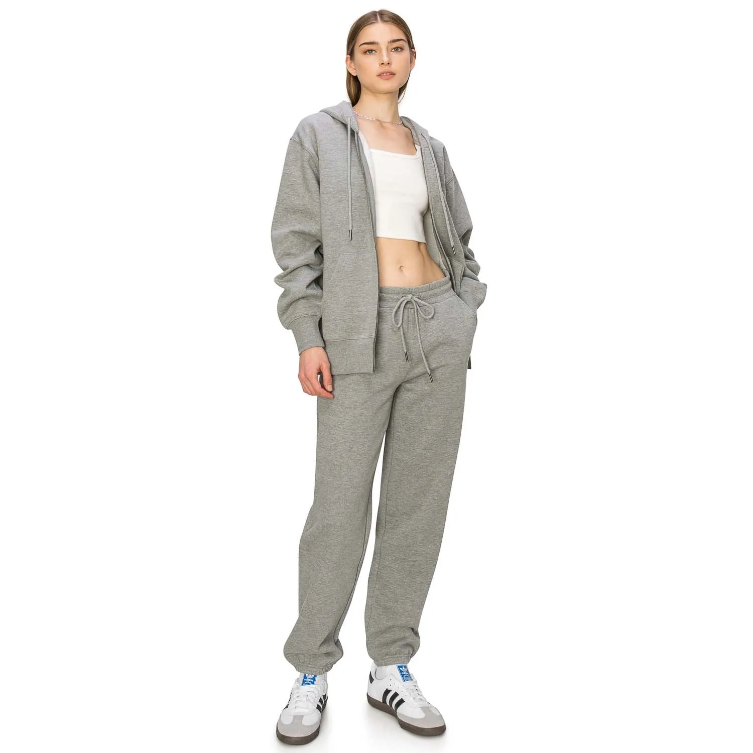 Cloud Fleece Sweatpants - Heather Dove Grey