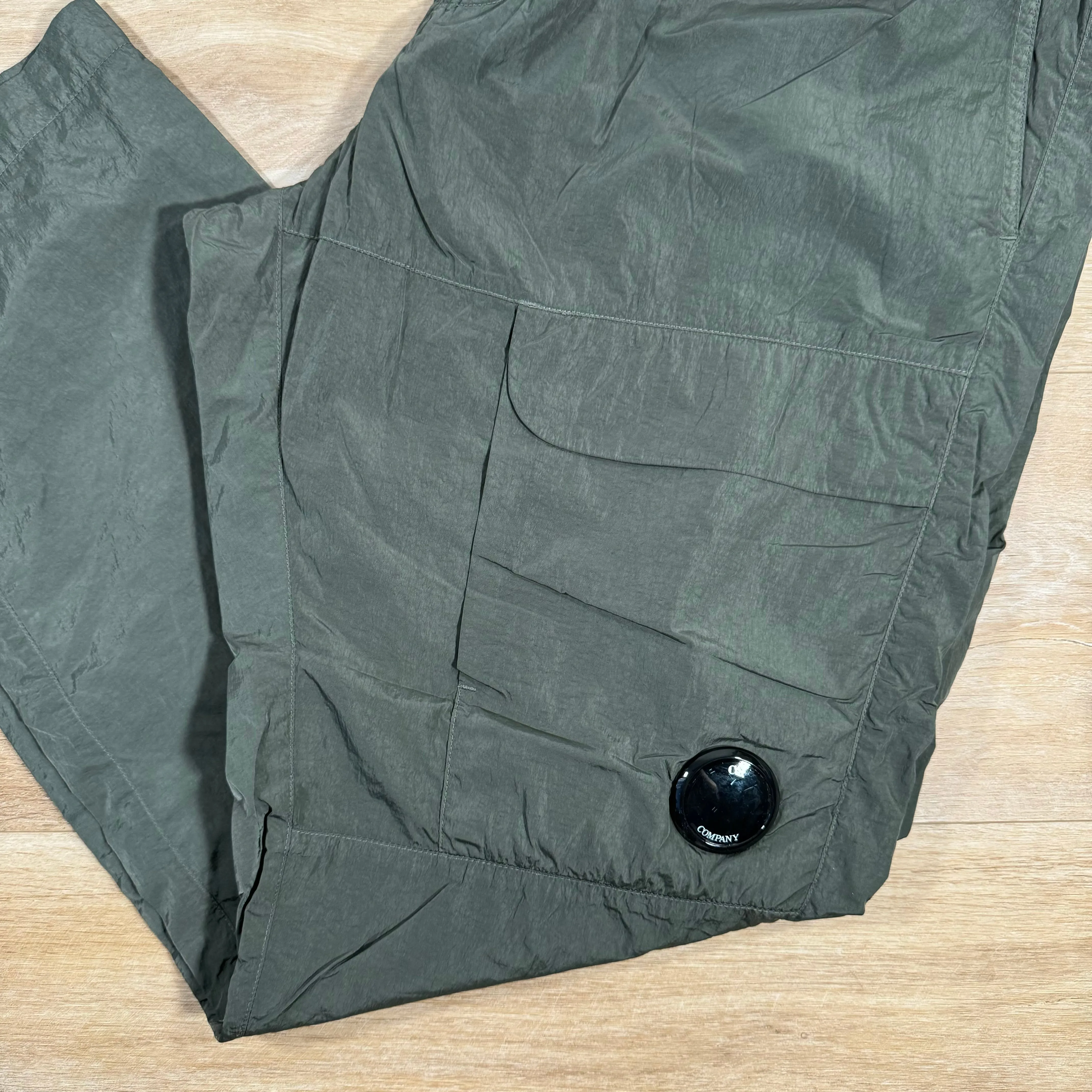 C.P. Company Chrome-R Loose Cargo Pants in Grape Leaf