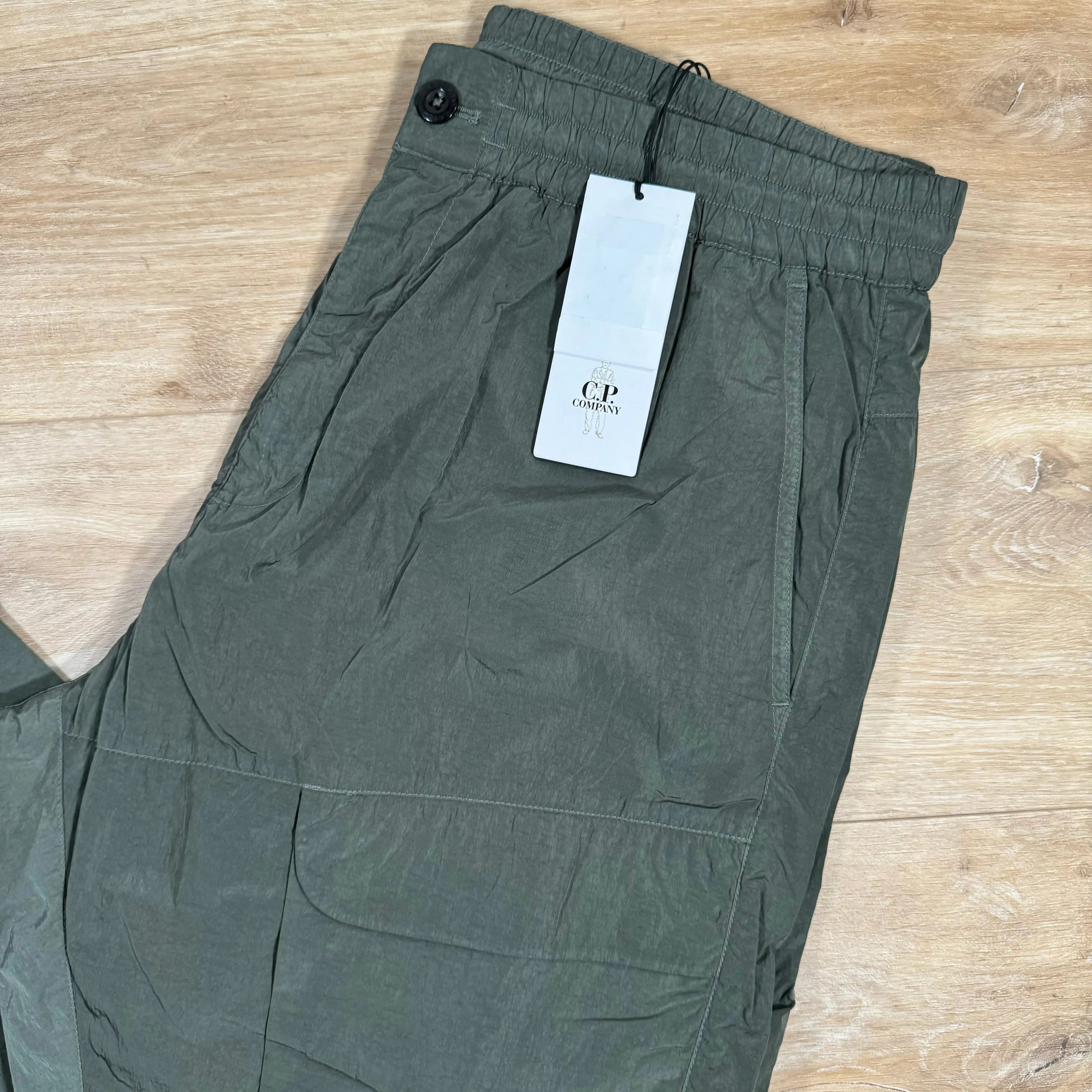 C.P. Company Chrome-R Loose Cargo Pants in Grape Leaf
