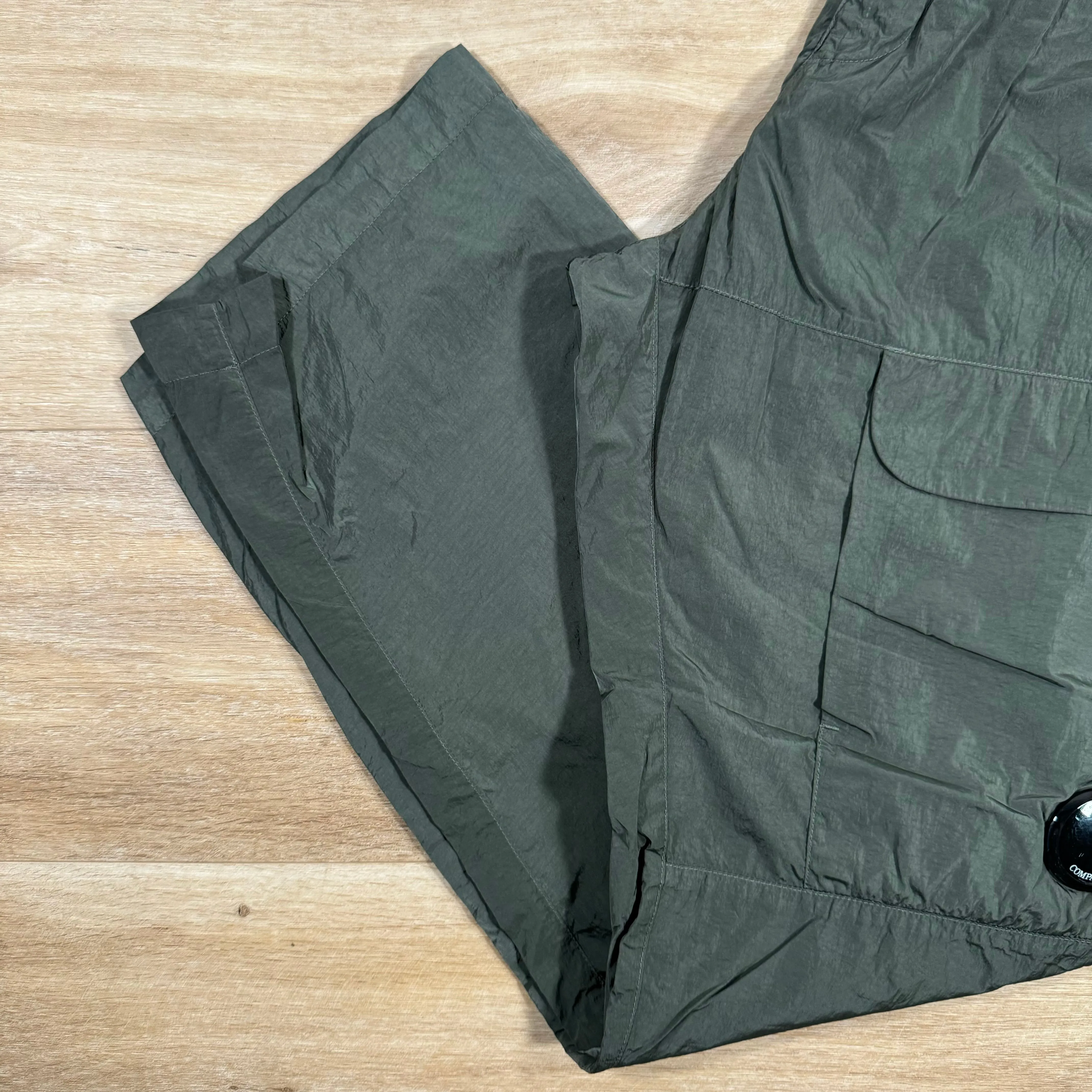 C.P. Company Chrome-R Loose Cargo Pants in Grape Leaf