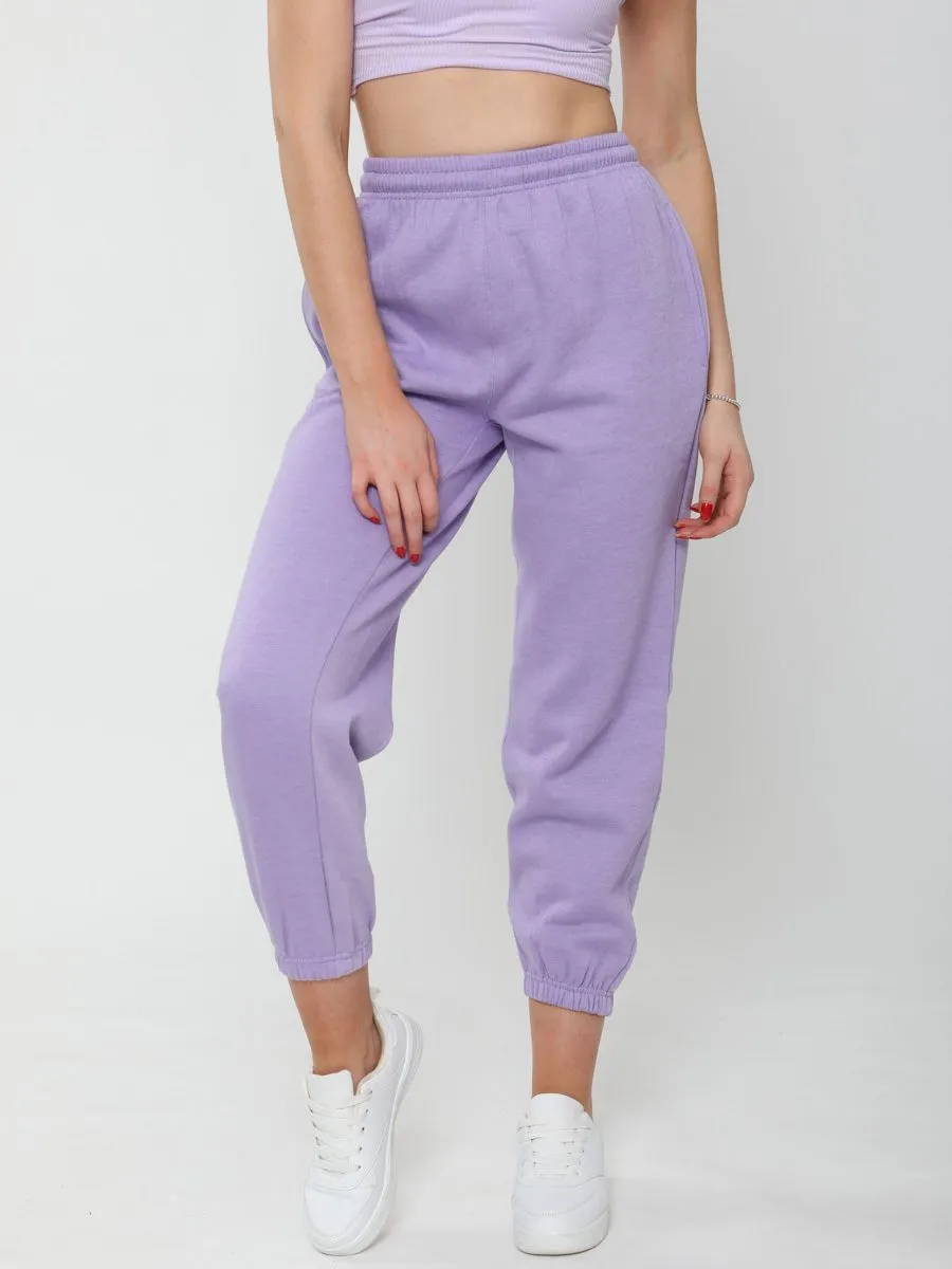 Daffney Utility Pocket Cargo Trouser Pants In Lilac