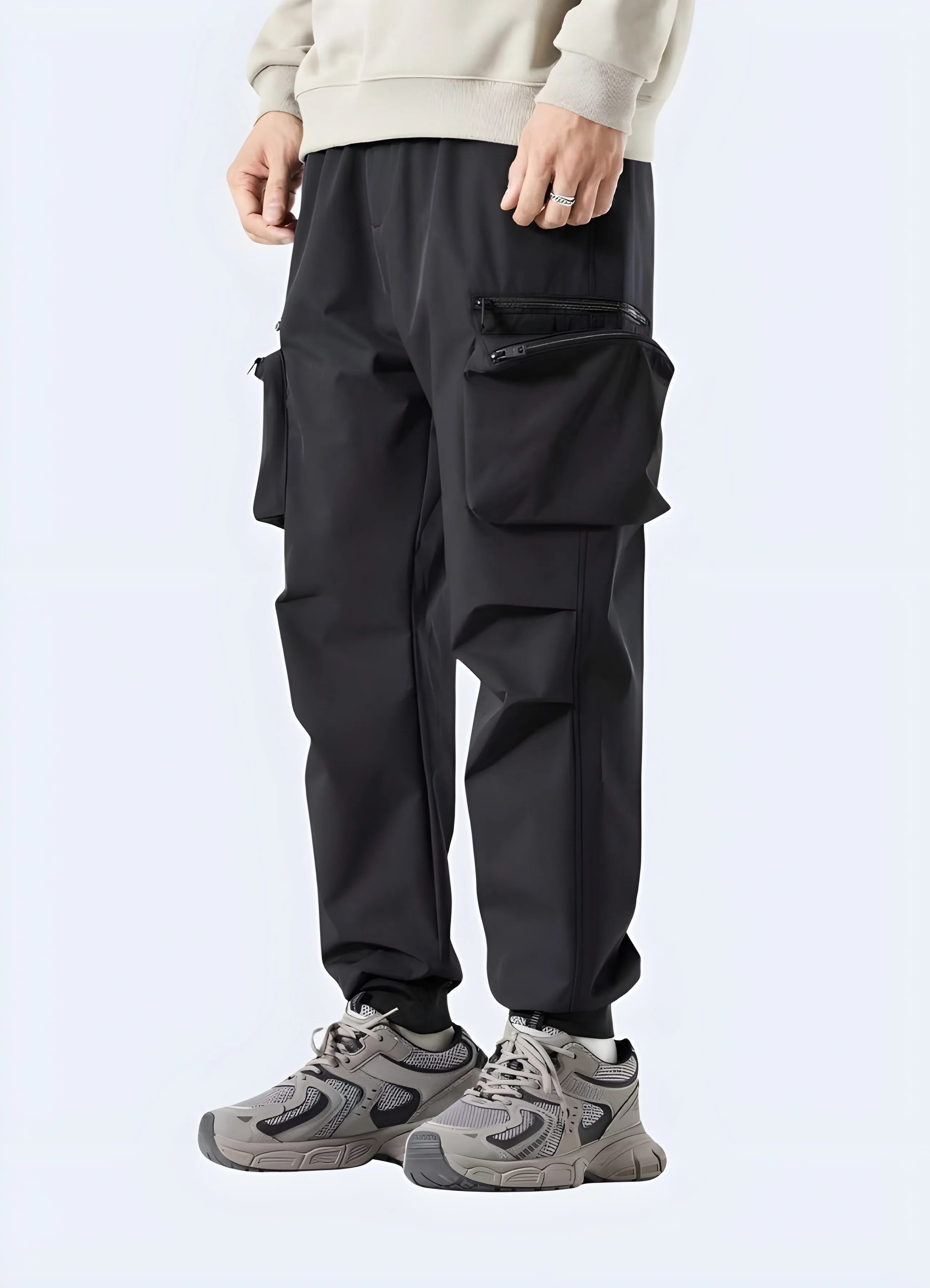 Dark Grey Cargo Pants