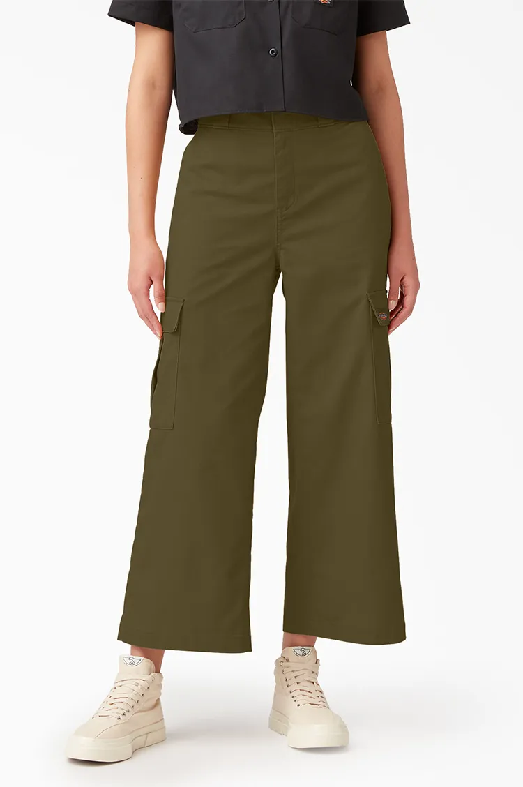 Dickies Women's Twill Crop Cargo Pants