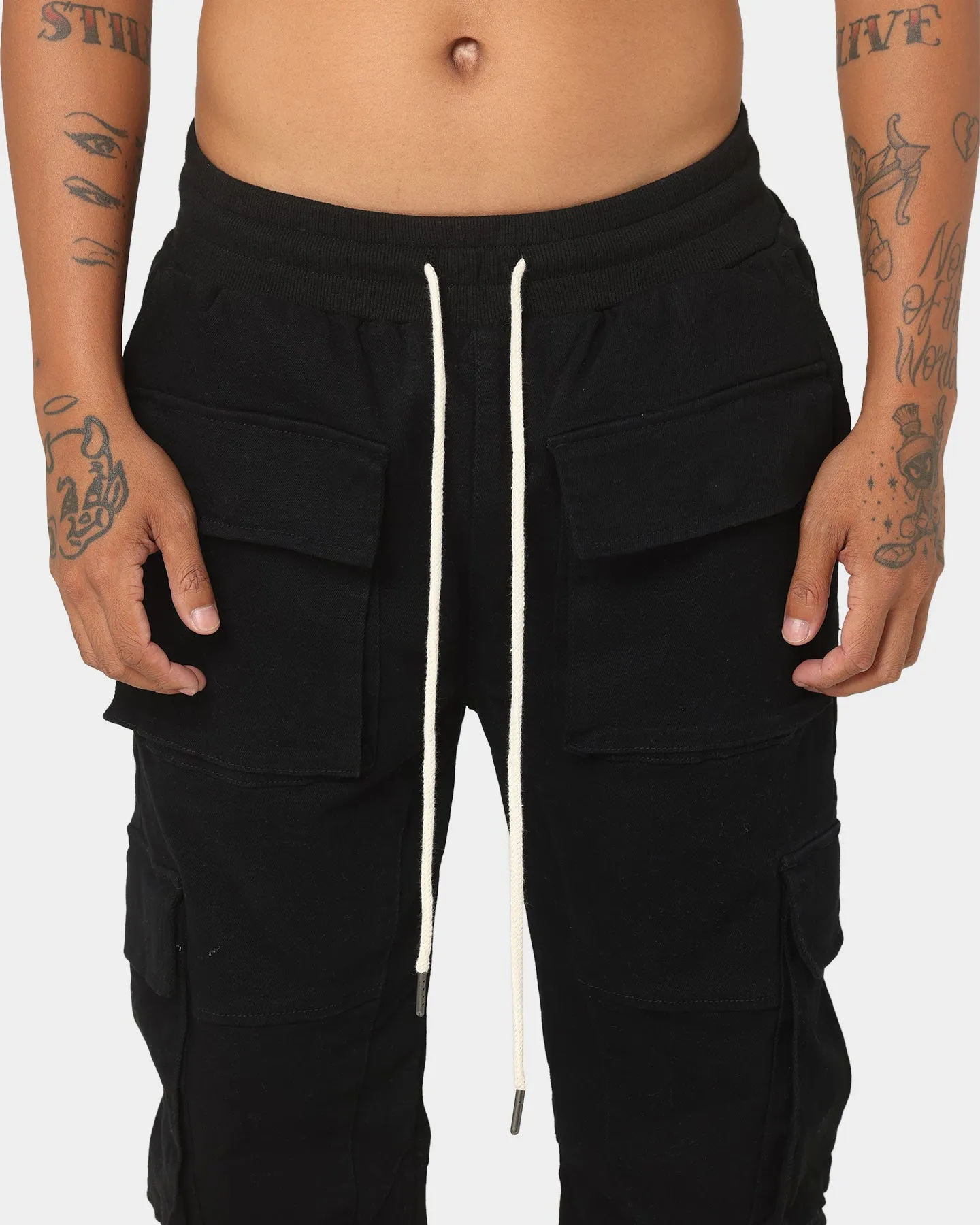 EN ES Ebb Tide Snap Cargo Pants Black