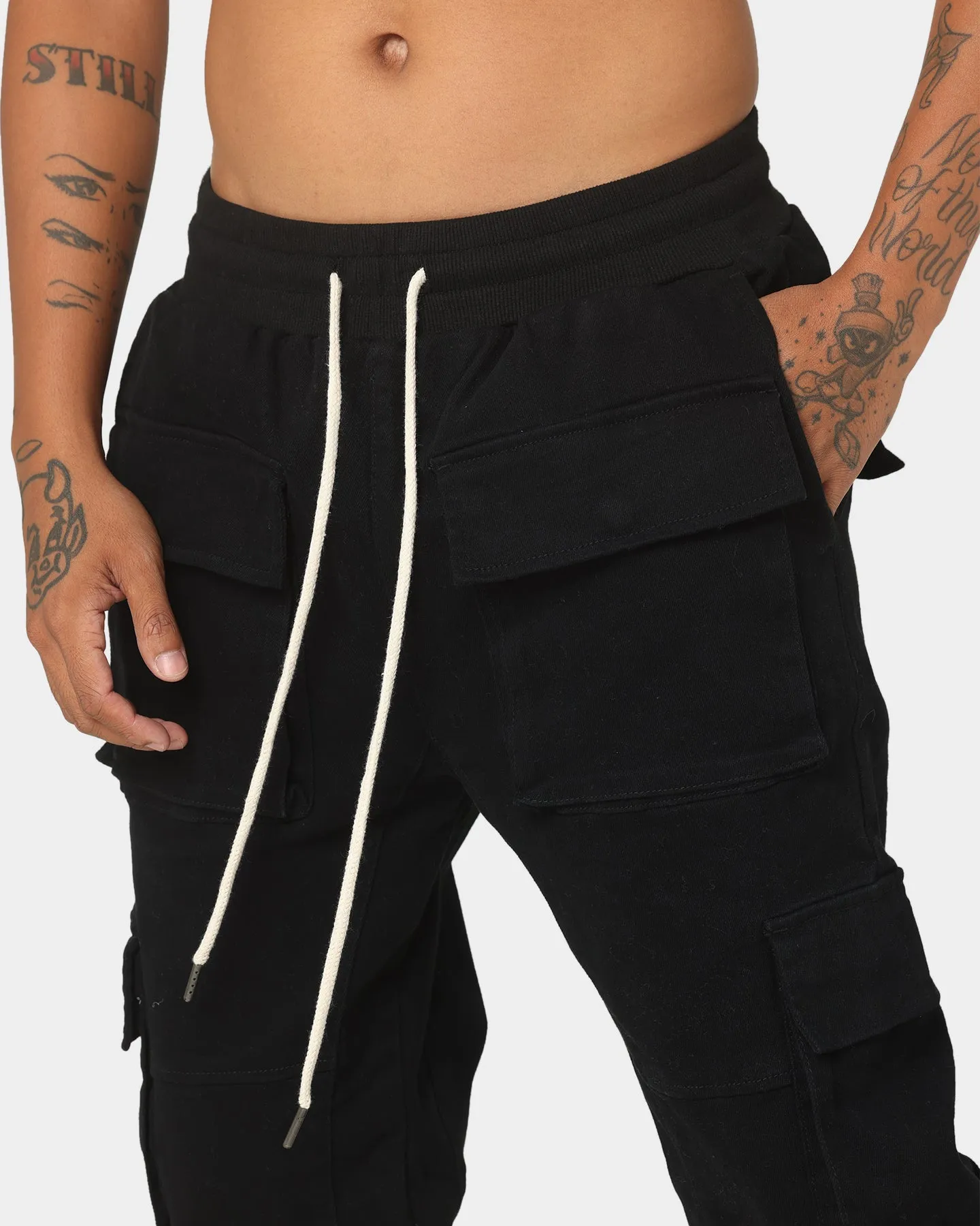 EN ES Ebb Tide Snap Cargo Pants Black