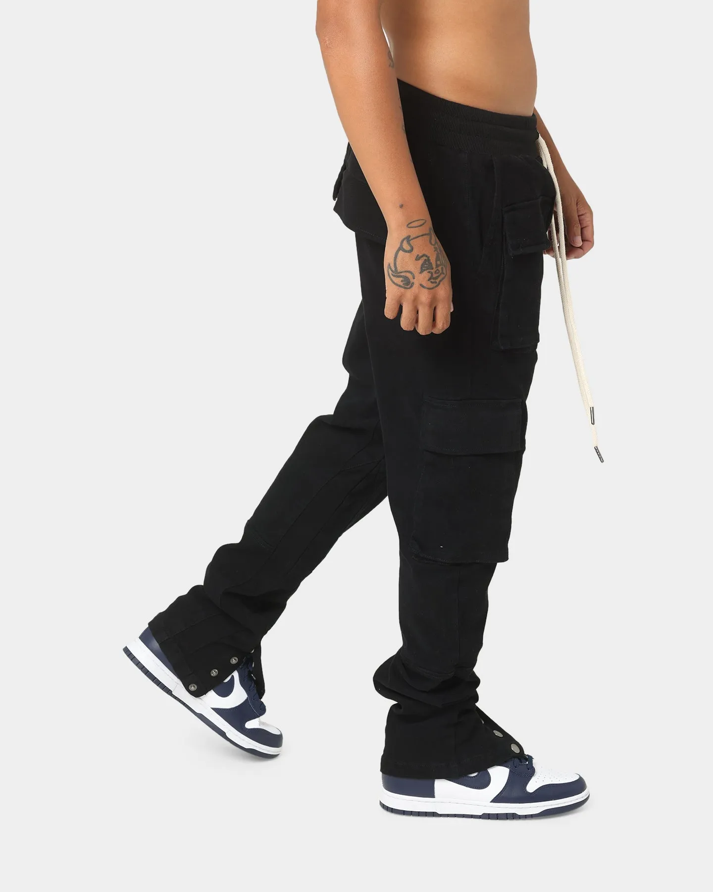EN ES Ebb Tide Snap Cargo Pants Black