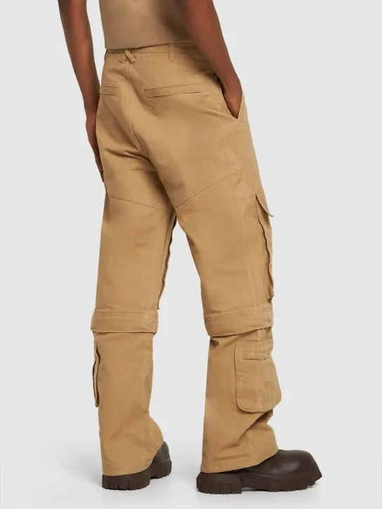 Entire Studios   Wide leg cotton cargo pants 