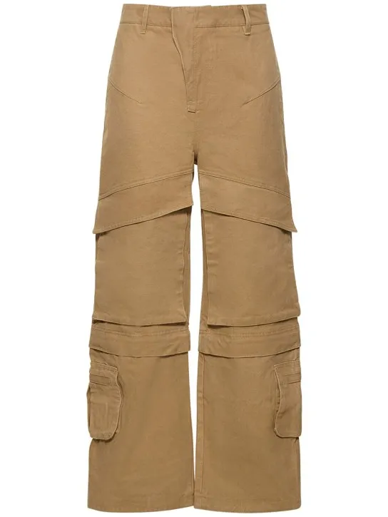 Entire Studios   Wide leg cotton cargo pants 