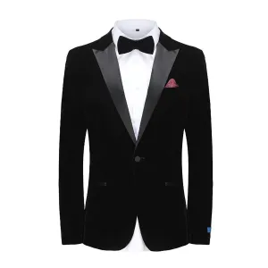 GINO VITALE-VELVET TUXEDO-TX800-BLK
