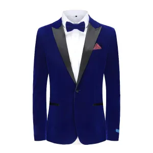 GINO VITALE-VELVET TUXEDO-TX800-BLUE