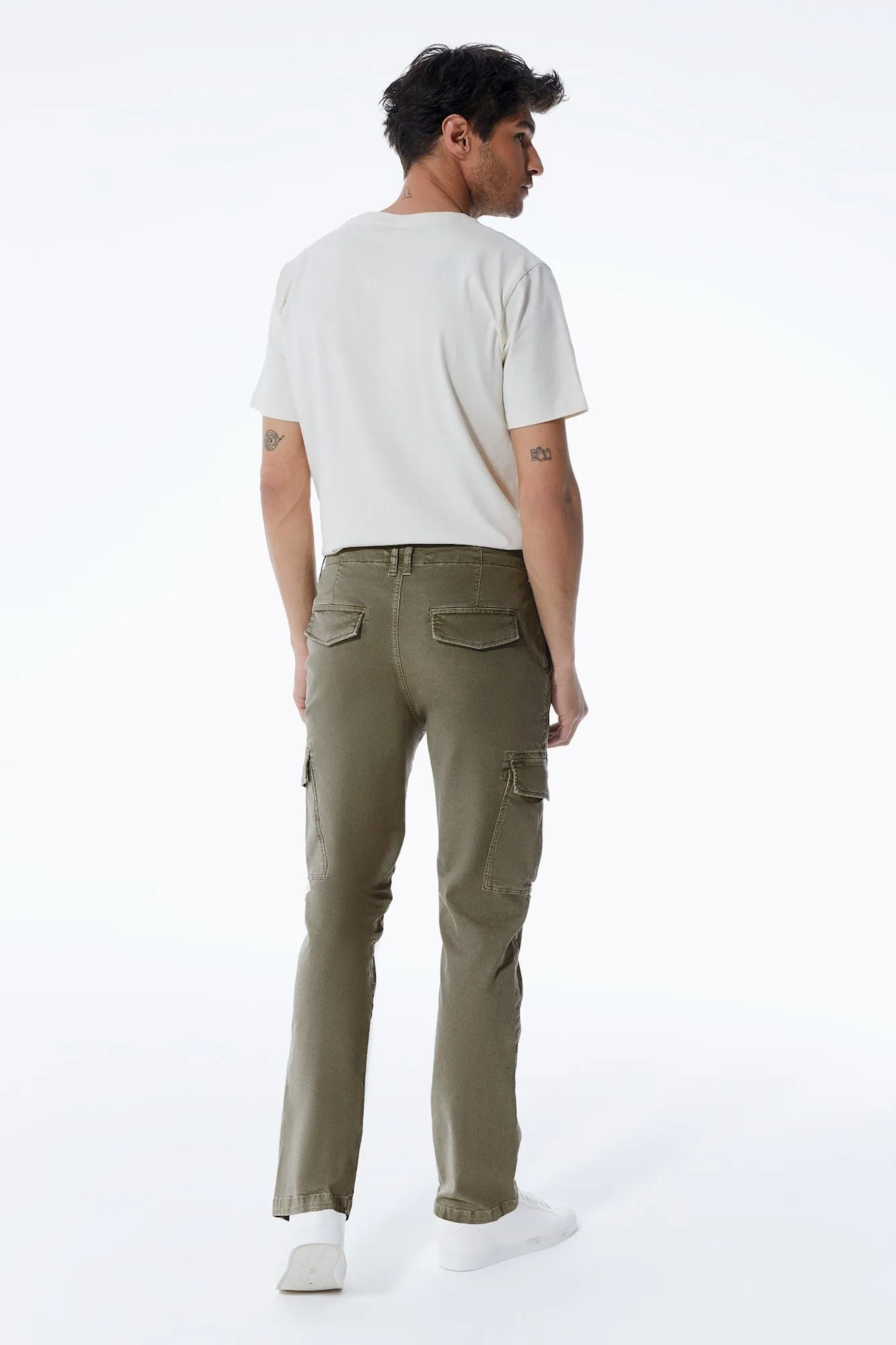Henk Cargo Pants Dark Green