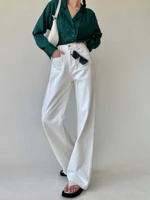 High-Waist Denim Jeans