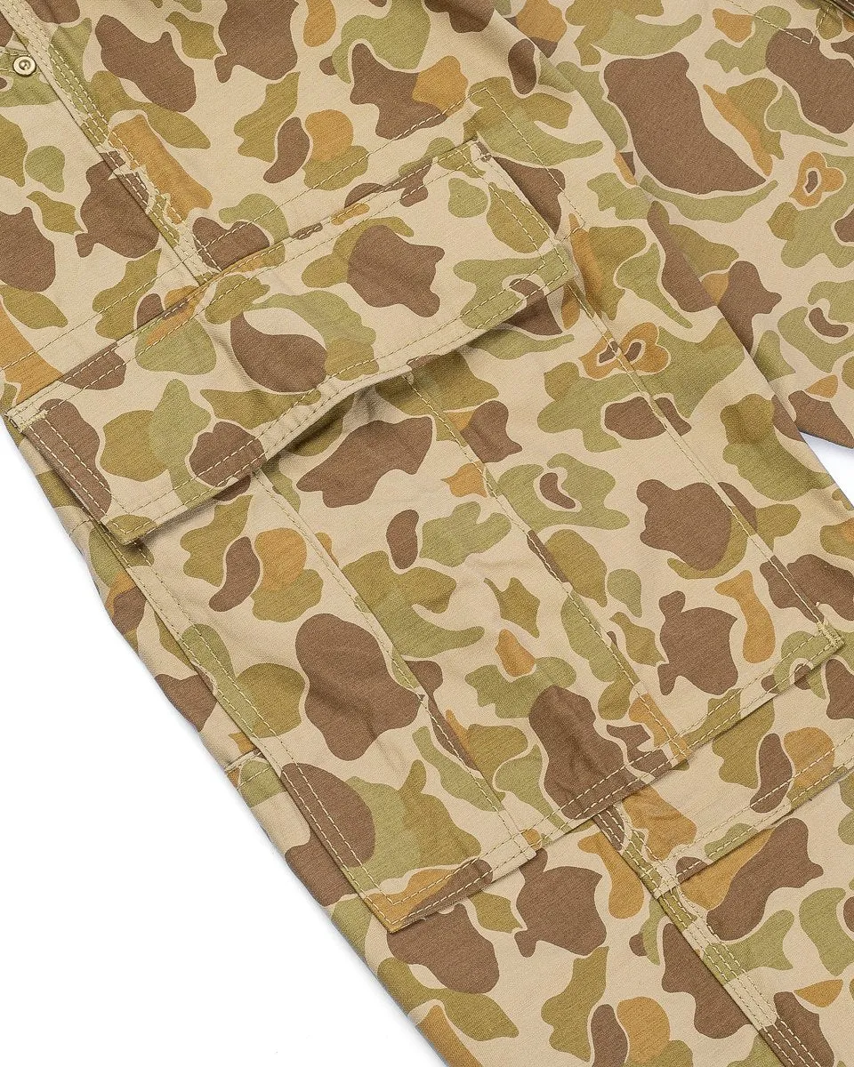 Iron Heart IH-737-DHC Satin Camouflage Cargo Pants - Duck Hunter