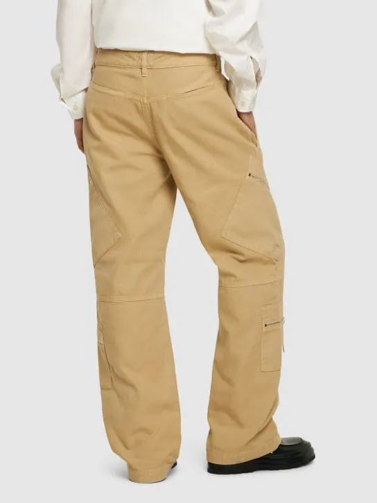 Jacquemus   Le Cargo Marrone cotton pants 