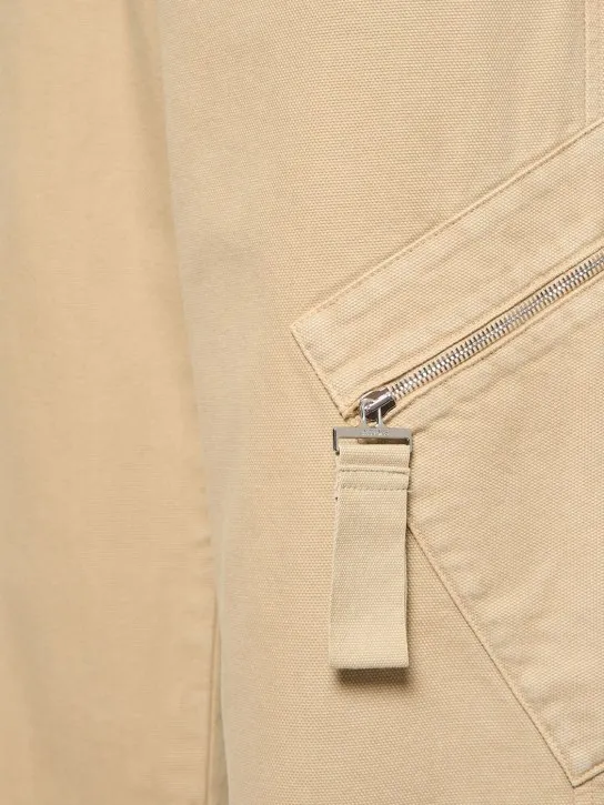 Jacquemus   Le Cargo Marrone cotton pants 