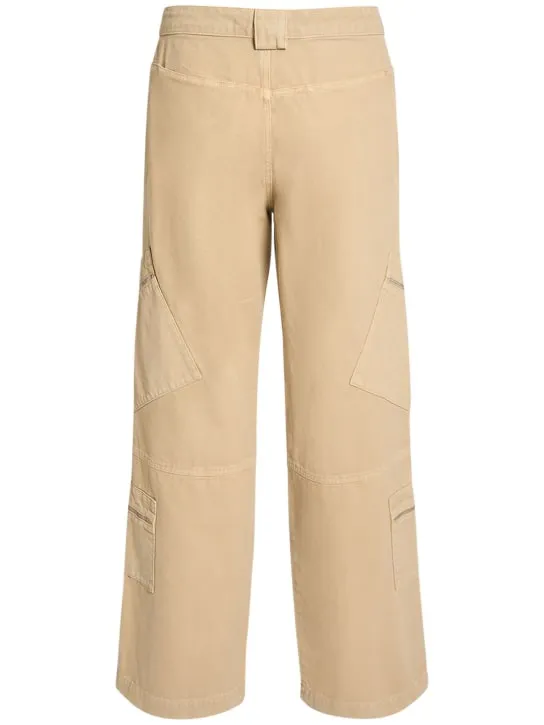 Jacquemus   Le Cargo Marrone cotton pants 