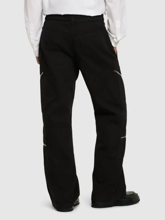 Jacquemus   Le Cargo Marrone cotton pants 