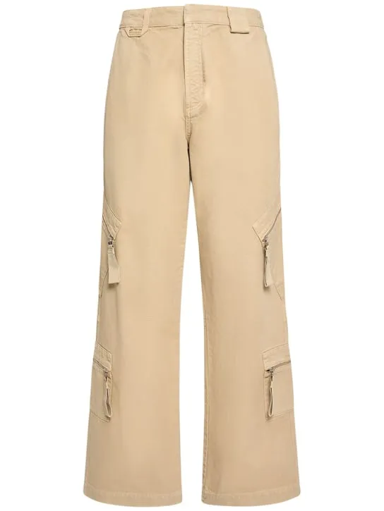 Jacquemus   Le Cargo Marrone cotton pants 