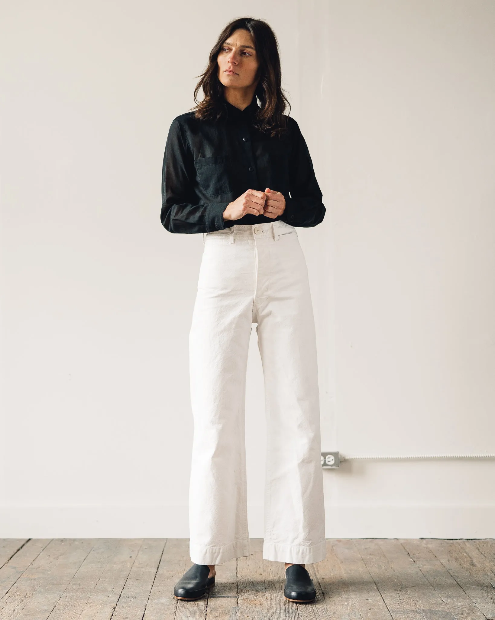 Jesse Kamm Sailor Pant, Salt White