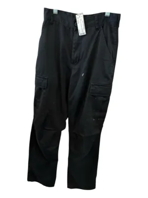 John Galt Size Est XS Black Cotton High Waist Cargo Pants