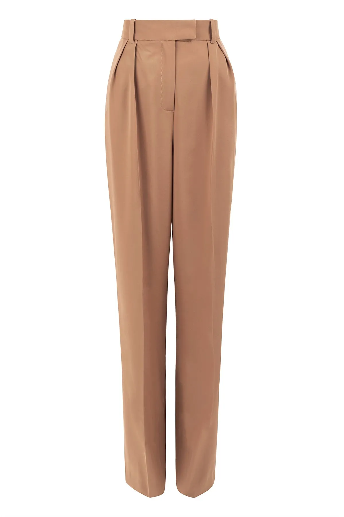 Jorja High-Waist Trousers Camel