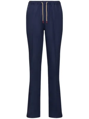 Kiton   Linen drawstring pants 