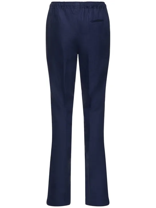 Kiton   Linen drawstring pants 