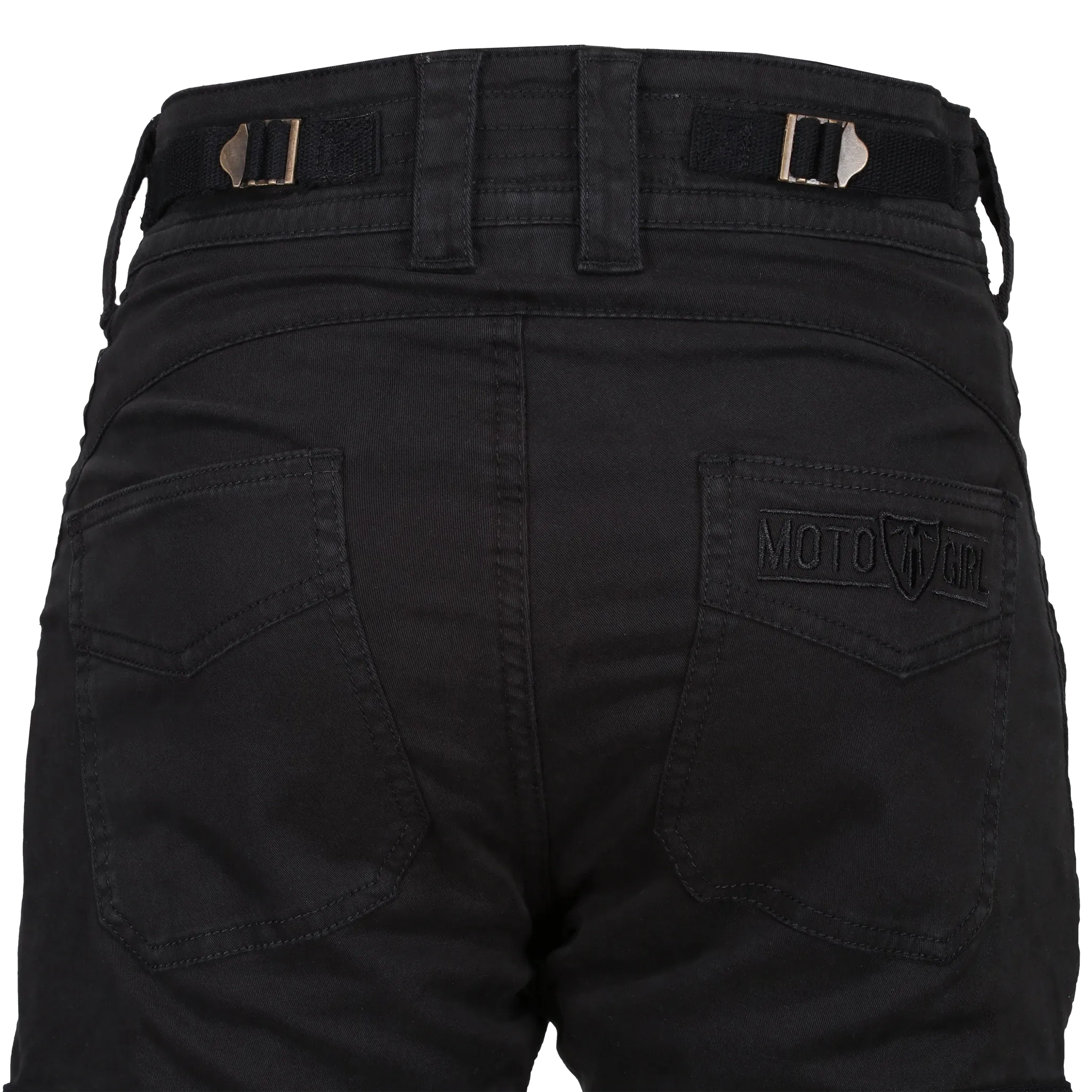 LARA BLACK - Women's Motorcycle Cargo Trousers