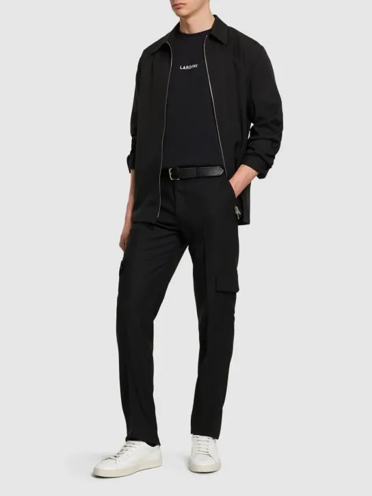 Lardini   Wool cargo pants 